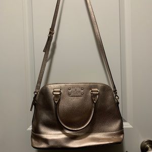 Rose gold Kate spade bag